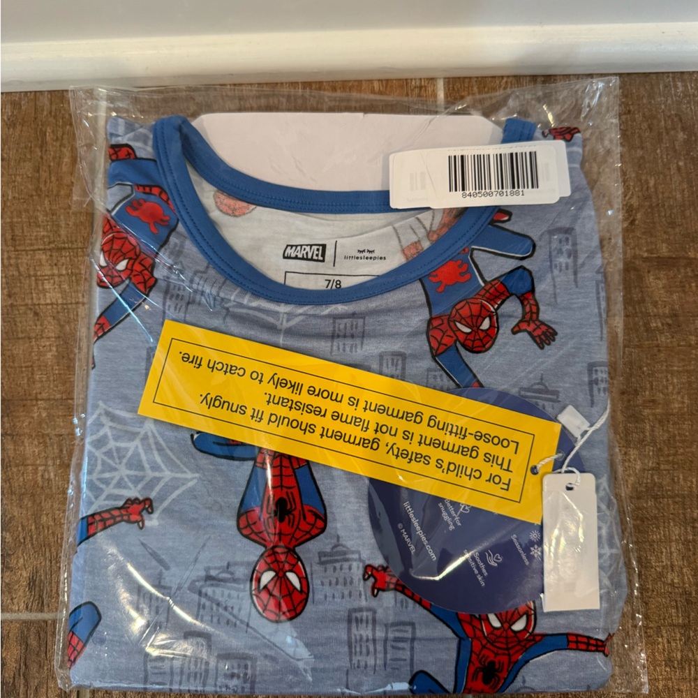 Little Sleepies Spiderman Size 7/8